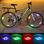 Jalgrattatarvikud led jalgratta ratta kodaravalgus rehv ere lamp ts&uuml;kkel firefly hotwheels v&auml;lklamp punane