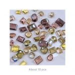 15/30/100 tk Nail Art Rhinestones S&uuml;gistalvine Kohv Vapustavad liblikadisain kaunistused kaunite k&uuml;&uuml;nte jaoks C