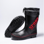 Meeste platvormiga vihmasaapad Moodsad s&auml;&auml;re keskosa libisemiskindlad veekindlad PVC-jalatsid autopesula v&auml;litingimustes uusim t&ouml;&ouml;kaitse veekalap&uuml;&uuml;gi jalan&otilde;ud 41