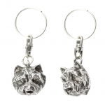 West Highland White Terrier, Westie, Westy I - Silver-plated dog pendant, handbag decoration, backpack pendant by Art-Dog brand