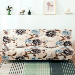 Flower Futon kate veniv k&auml;eta Futon diivani kate Pehme Futon kate elastse p&otilde;hjaga diivanvoodi m&ouml;&ouml;bli kaitsekatted pestava futoni jaoks (160-190cm)