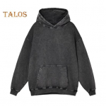 S&uuml;giskevadine unisex kapuuts, suur tasku kapuutsiga, lahtised, pestud elastsed k&auml;tised ja all&auml;&auml;r, kaldus &otilde;la, puhast v&auml;rvi lahtised spordir&otilde;ivad M must