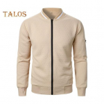 Meeste dressipluus jakk Jacquard Disain &uuml;hev&auml;rviline pikkade varrukatega vabaaja top p&uuml;stkrae lahtine t&otilde;mblukk &otilde;ues t&auml;navar&otilde;ivad mantel dressipluusid S tumesinine v&auml;rv