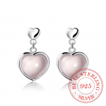 925 Sterling H&otilde;bedast Opaals&uuml;damega k&otilde;rvar&otilde;ngad Naistele Grilid pulmakingitus Naistele Accesorios pendientes mujer moda