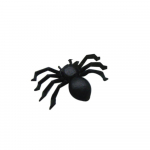 20 tk Halloweeni plastikust must &auml;mblik naljam&auml;nguasjad Dekoratsioon realistlik must