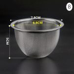 1tk 304 roostevabast terasest korduvkasutatav teet&otilde;mmis tees&otilde;el Teekann lahtise teelehe v&uuml;rtsi teefilter K&ouml;&ouml;gitarvikud 8