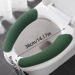 &Uuml;hev&auml;rviline padi istme kaane kate WC-poti kleepuv istmepadi pestav tualettruumi istme kate kollane