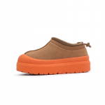 Ketsid Vabaaja Naiste Meeste Talvised Pl&uuml;&uuml;sist Soojad Lumisaapad Moodsad Karusnahast Pealne Ehtne Nahast Platvormkingad 35 oranž