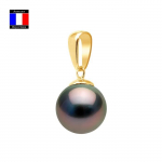 Compagnie G&eacute;n&eacute;rale des Perles &ndash; ehtne &uuml;mmargune Tahiti p&auml;rliripats 11-12 mm 18K kollane kuld &ndash; naiste ehted