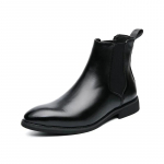 Veinpunased Meeste Chelsea Boots Flock &Uuml;mmarguse varbaga &auml;risaapad madala kontsaga meestele Slip on Men Boots Bots Pour Hommes 2024 41