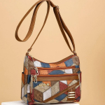 Naiste elegantne vintage Crossbody kott Trendikas k&auml;ekott Mood mitme taskuga &otilde;lakott T&auml;ielik retro crossbody kott igap&auml;evaseks kasutamiseks kohv