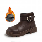 T&uuml;drukute moesuund t&otilde;mbluku ja pehme isolatsiooniga K&otilde;rge &uuml;laosaga puuvillased saapad L&uuml;hikesed saapad Vabaaja moesaapad 26 must