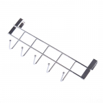 Paksus roostevabast terasest viie konksuga kapiukse tagumine t&uuml;&uuml;p 5 konksuga uksepea riidepuu mantel ja m&uuml;tsikonks 2pcs