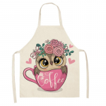 1tk Kodus k&uuml;psetamine Pinafore varrukateta puuvillane linane &ouml;&ouml;kull tr&uuml;kitud k&ouml;&ouml;gip&otilde;lled puhastusvahendid