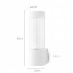 &Uuml;hekordsete paberitopside dosaator Seinale kinnitatav Plastikust veedosaatori topsihoidja Topsikonteiner Paberist raam Kodukorraldaja valge