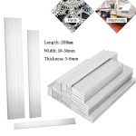 Alumiiniumsulam 6061 T6 Ristk&uuml;likukujuline Lamevarras Ruudukujuline Varras Plaat Metallriba Tahke Toorik CNC jaoks Pikkus 250mm 3x10x250mm