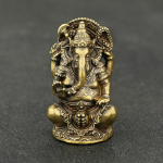 Vintage messingist Ganesha kuju tasku India Tai elevandijumala kuju skulptuur kodukontori kirjutuslaud dekoratiivne ornament kingitus parkkoor