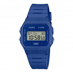 Casio POP Digitaalne Sinine Biop&otilde;hine Vaikrihm Kvarts F-91WB-2A1 Unisex K&auml;ekell sinine