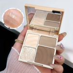 1tk Matte Highlighter Bronzers Palette N&auml;ovarjutus Hoiab Puuder Meik Kauakestev N&auml;o Kontuurimine Bronzer Kosmeetika