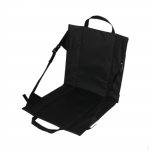 Kokkupandav rannatool p&otilde;randale seljatoega, trendikas staadionipadjandik must