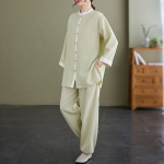 Tai Chi &Uuml;likonna Komplekt, Hiina Treening&uuml;likond, Kaheosaline Komplekt, Joogakost&uuml;&uuml;m Meestele ja Naistele 2XL