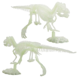 Simuleeritud dinosauruste luude m&auml;nguasi Helendav inimskeleti mudel Halloweeni m&auml;nguasi