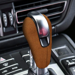 Suede Auto K&auml;igukangi Hoova Nupu Kate Kaitse Trimm Dekoratsioon Aksessuaarid Porsche Macan Panamera Boxter 718 jaoks pruun