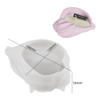 Koorikukujuline k&uuml;&uuml;nlapurk Silikoonvorm Loominguline ehete hoiustamisplaat Puuviljakauss Vorm DIY Kipsvaigust Betoonvormid Kodukaunistus