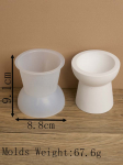 Minimalistlik Geomeetria K&uuml;&uuml;nlaalus Silikoonvorm DIY Betoonist &Uuml;mmargune K&uuml;&uuml;nlaanum Kipsivorm Lillepoti Vaikvormid Kodu Dekoratsioon
