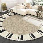 &Uuml;mmargune vaip Vintage elutoa diivan Diivanilaud vaip Kodu Garderoob riiete vaibad 60 * 60cm