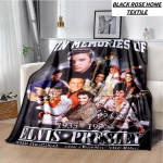 Moodne Kunst Retro 3D HD Prindiga E-Elvis-Presley Tekk Perekonna Magamistuba Pl&uuml;&uuml;sist Magamistekk V&auml;litingimustes Kontoris L&otilde;unapaus Voodilina 80x60in