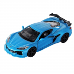 1/36 Chevrolet Corvette Z06 M&auml;nguauto Mudel Lastele RMZ CiTY Diecast V&otilde;idus&otilde;idu Miniatuur Tagasit&otilde;mbekollektsioon Kingitus Lastele Poistele sinine