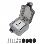 V&auml;lis IP66 veekindel pistikupesa 16A ilmastikukindel v&auml;limine l&uuml;liti pistikupesa r&otilde;du aia muru jaoks