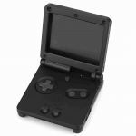 Advance GBA SP kaitsev ABS-korpuse katte osade paranduskomplekt must must
