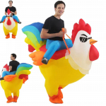 Vikerkaare p&auml;ikeseprillid Kuke t&auml;ispuhutav kost&uuml;&uuml;m, t&auml;iskasvanutele One size (150-190cm) punane
