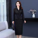 Talvemood &otilde;huke pulmakleit Kvaliteetsed kaheosalised v&otilde;ltsvillased kleidid 5XL must