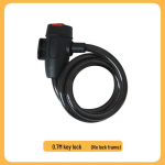 Kaasaskantav vargus- ja kriimustusvastane jalgratta kaabellukk