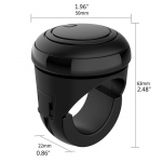 1 tk p&ouml;&ouml;rleva rooliratta v&otilde;imendi spinneri nupp 360 kraadi p&ouml;&ouml;rlev metalllaager j&otilde;uk&auml;epide kuulikujuline