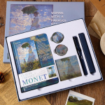Van Goghi ja Monet' kunsti m&auml;rkmikute kinkekomplekt &ndash; loominguline retro &otilde;limaalikujundus &otilde;pilastele