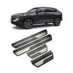 Honda Vezel HRV HR-V HRV -2024 Uksepaksmuse katte liist 304 roostevabast terasest Koputuspedaali kriimustuskleebis Auto stiil must