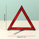 Auto statiivi helkurribad Kolmnurga sildid Kokkupandav avariih&auml;ire hoiatus Auto kolmnurga helkurjalg 41.2*37.8cm