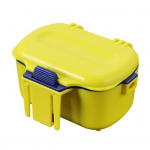 Hingava auguga kalap&uuml;&uuml;gi eluss&ouml;&ouml;dakarp Veekindel elus vihmauss Punase ussi peibutihoidja hoiukohver konteiner kalap&uuml;&uuml;gi tarvikud kollane