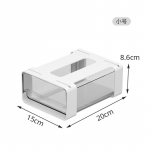 Punch-free mitmesugused hoiukastid laua all Rippuv sahtel Remondi vidinate hoiukastid Peidetud plastikust kontorikoristuskastid