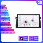Hizpo Android 13 2Din Autoraadio BMW E46 3. seeriale M3 318/320/325/330/335 1998-2005 Multimeedia Video M&auml;ngija Carplay Stereo WIFI RDS OBD2 SWC S8 8Core 8G 128G