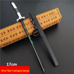 Deemonitapja Kamado leegi ja tuule samba m&otilde;&otilde;ga v&otilde;tmehoidja ripatsm&auml;nguasi, 17 cm 17cm