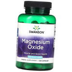 Magneesiumoksiid, Magnesium Oxide 500, Swanson 100 kaps (36280135) 100caps