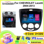 Autoraadio Carplay Chevrolet Lacetti 2004-2013 jaoks Navigatsioon GPS Android Auto Multimeediam&auml;ngija Stereo&uuml;ksus WiFi BT Ei 2din 4G 4 core 2GB+32GB CP