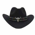 L&auml;&auml;ne kauboikaabu meestele naistele laia &auml;&auml;rega p&auml;ikesekaitse fedora rannakaabu villane kauboit&uuml;druku viltkaabu reguleeritava rihmaga S khaki