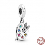 925 Silver Charm Fit Charm Bead Lovers seeria Love Charm K&auml;ev&otilde;ru kaelakee nipsasjake Naiste ehted isetehtud