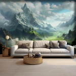 Loodusmaastik Fotomuraal Sinine Taevas M&auml;gi Tapeet 3d Loov Taust Seinamaaling Dekor 200 cm(W) x 140 cm(H)